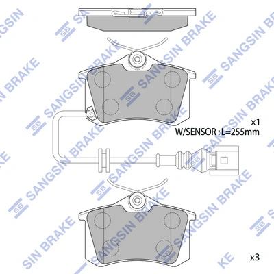 Sapatas do freio traseiras de disco Skoda Felicia preço, a partir de 19,62 USD