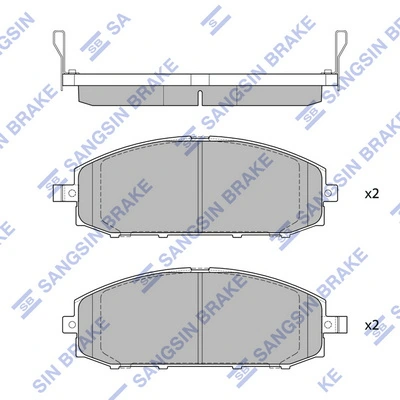Sapatas do freio dianteiras de disco Nissan Patrol preço, a partir de 34,18 USD