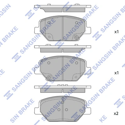 Compre 23301397 General Motors Sapatas do freio dianteiras de disco