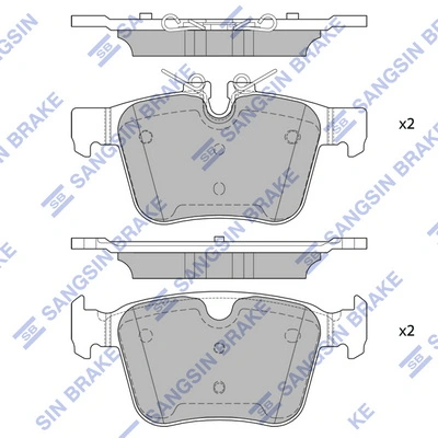 Compre 1675992480 Peugeot/Citroen Sapatas do freio traseiras de disco