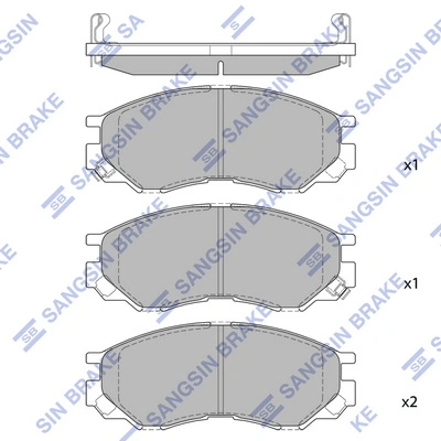 Sapatas do freio dianteiras de disco Mitsubishi L 300 preço, a partir de 30,13 USD