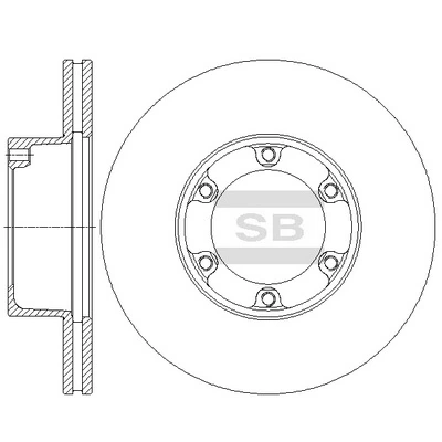 Disco do freio dianteiro Mazda 323 III BF