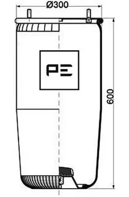Coxim pneumático (suspensão de lâminas pneumática) do eixo Continental/Siemens 942MB preço, a partir de 95,77 USD