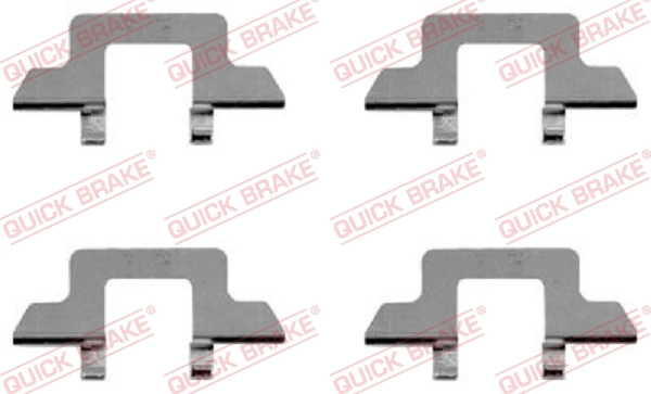  Kit de molas de fixação de sapatas de disco dianteiras Citroen C3 I hatchback (FC) (2002 - 2009) I