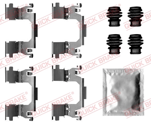 Kit de molas de fixação de sapatas de disco dianteiras para Renault Scenic GRAND IV R9