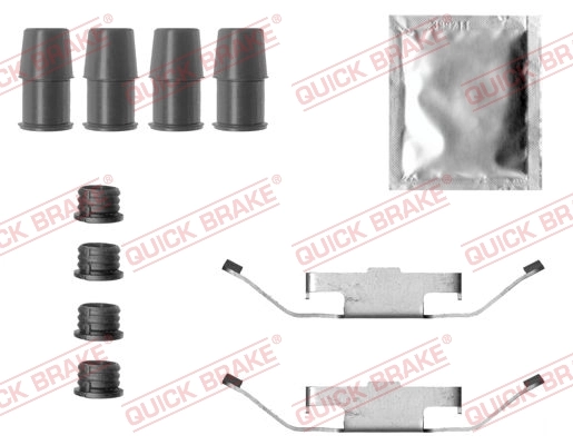 Kit de molas de fixação de sapatas de disco dianteiras para BMW 1  F40