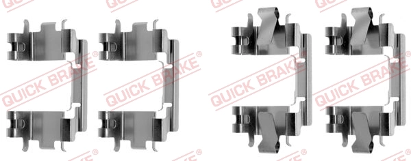 Kit de molas de fixação de sapatas de disco dianteiras Honda Civic VI EJ9, EK3/4 ao melhor preço