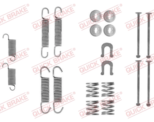 Kit de montagem das sapatas traseiras de tambor para Nissan Patrol Y60