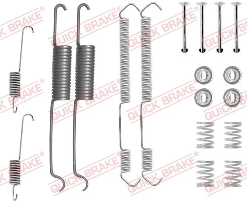 Kit de montagem das sapatas traseiras de tambor para Fiat Ducato 290