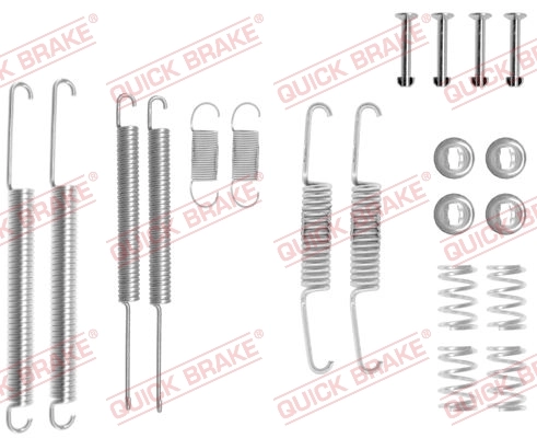 Kit de montagem das sapatas traseiras de tambor para Volkswagen Caddy I 14