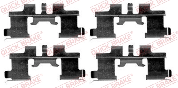 Compre Kit de molas de fixação de sapatas de disco dianteiras Suzuki Ignis 2