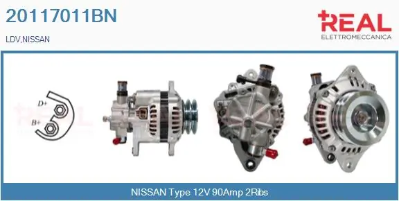 Gerador Nissan Vanette  C23 ao melhor preço