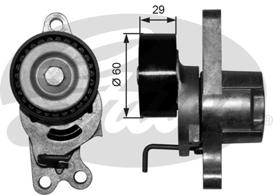 Compre Reguladora de tensão da correia de transmissão Peugeot 206 