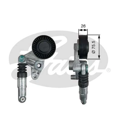  Reguladora de tensão da correia de transmissão Volkswagen Touareg I SUV (7LA, 7L6, 7L7) (2002 - 2010) I