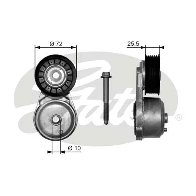 Reguladora de tensão da correia de transmissão para Ford Explorer  U2