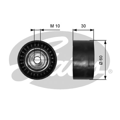 Compre T36380 Gates Rolo parasita da correia de transmissão