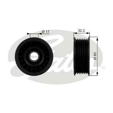 Rolo de reguladora de tensão da correia de transmissão Honda Civic VIII FK, FN