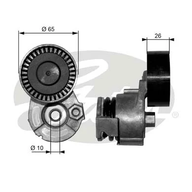 Compre Reguladora de tensão da correia de transmissão Renault Megane 2