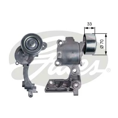 Rolo de reguladora de tensão da correia de transmissão para Toyota Land Cruiser  J12
