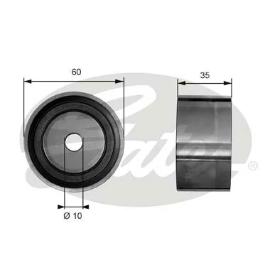 Rolo de reguladora de tensão da correia do mecanismo de distribuição de gás Gates T41040 preço, a partir de 23,92 USD