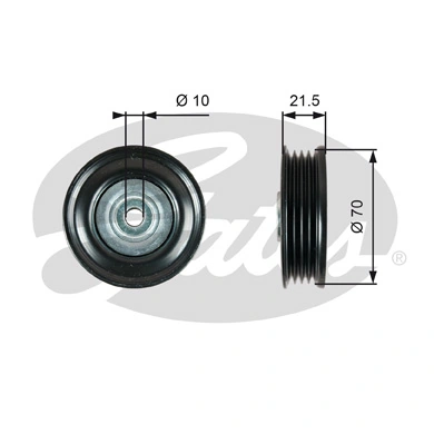 Rolo de reguladora de tensão da correia de transmissão para Suzuki Swift IV MZ, EZ