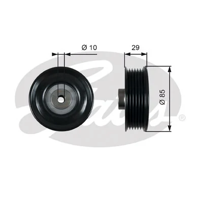 Compre GWP130 Land Rover Rolo parasita da correia de transmissão