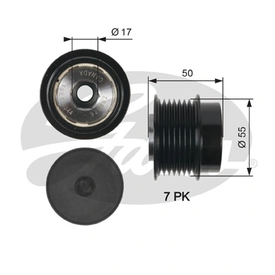 Polia do gerador Toyota Camry V V30