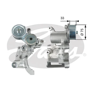 Reguladora de tensão da correia de transmissão para Toyota Land Cruiser PRADO J150