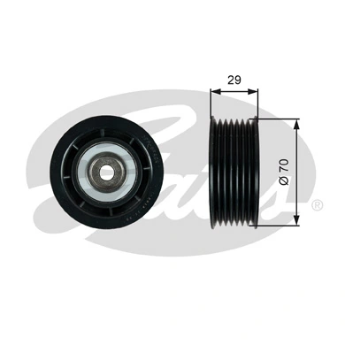  Rolo parasita da correia de transmissão Mitsubishi Pajero IV LONG SUV (V90) (2006 - 2013) IV LONG