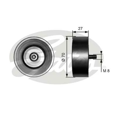 Compre Rolo parasita da correia de transmissão BMW 7 