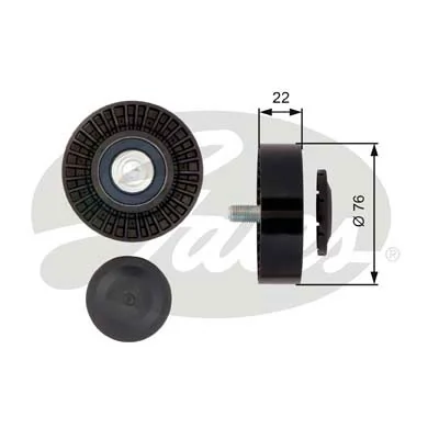 Rolo parasita da correia de transmissão para KIA Carnival III VQ