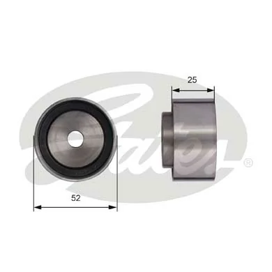  Rolo parasita da correia do mecanismo de distribuição de gás Mazda 323 F VI hatchback (BJ) (1998 - 2003) F VI