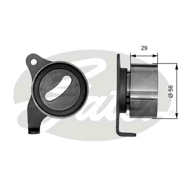 Rolo de reguladora de tensão da correia do mecanismo de distribuição de gás MCB PU345637RR1DV preço, a partir de 25,64 USD