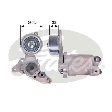 Reguladora de tensão da correia de transmissão para Toyota Hilux  KUN25