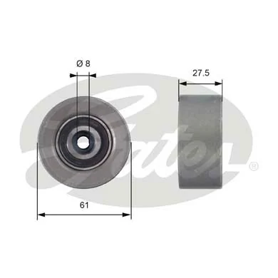 24436052 Hyundai/Kia Rolo parasita da correia do mecanismo de distribuição de gás