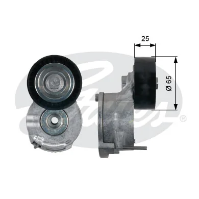  Reguladora de tensão da correia de transmissão Ford Kuga II SUV (CBS) (2012 - 2019) II