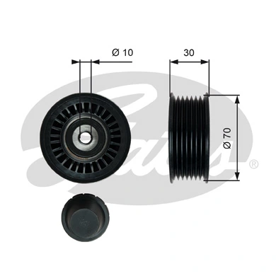 Rolo parasita da correia de transmissão LUK 532066810