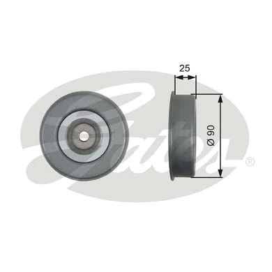 Rolo de reguladora de tensão da correia de transmissão para Mitsubishi Pajero I L04G, L14G