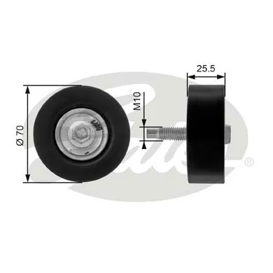  Rolo parasita da correia de transmissão Ford Focus I sedan (DFW) (1999 - 2005) I
