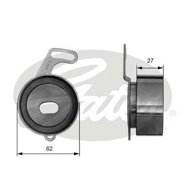 Reguladora de tensão da correia do mecanismo de distribuição de gás LHP100450 Land Rover