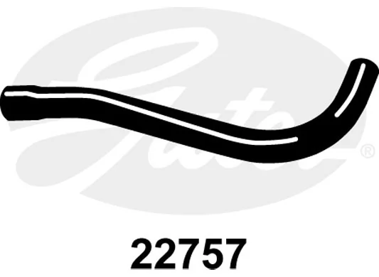 22757 Gates Mangueira (cano derivado) do radiador de esfriamento superior