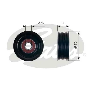  Rolo parasita da correia de transmissão Honda Accord VIII sedan (CU) (2008 - 2015) VIII