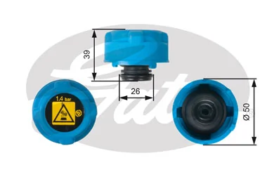 Compre CRB102000S Mahle Original Tampa (tampão) do tanque de expansão