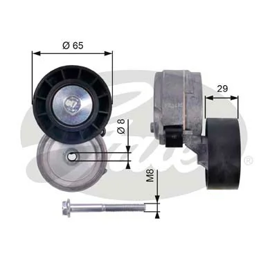 Compre 4927 Metalcaucho Reguladora de tensão da correia de transmissão