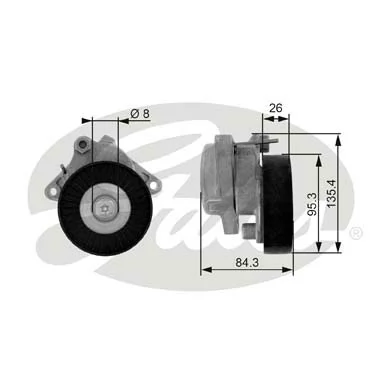 Compre 534011420 LUK Reguladora de tensão da correia de transmissão