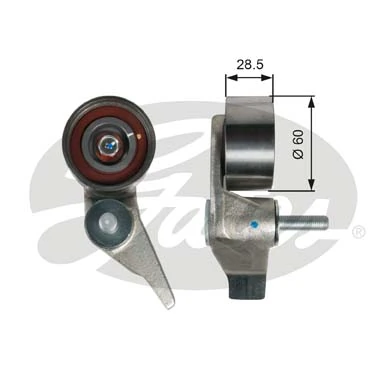 Rolo de reguladora de tensão da correia do mecanismo de distribuição de gás Mitsubishi Pajero SPORT II KH