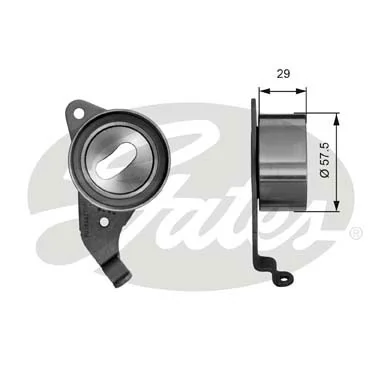 Rolo de reguladora de tensão da correia do mecanismo de distribuição de gás para Toyota Camry IV V20