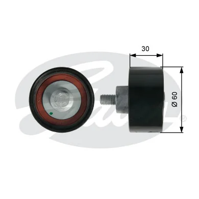  Rolo parasita da correia do mecanismo de distribuição de gás Chery QQ6 hatchback (S21) (2006 - 2026) 