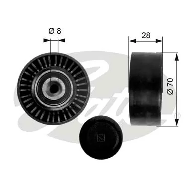 Compre Rolo parasita da correia de transmissão Volkswagen Transporter 