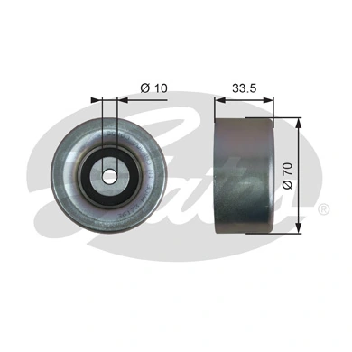 Rolo parasita da correia de transmissão Gates T36173 preço, a partir de 23,14 USD